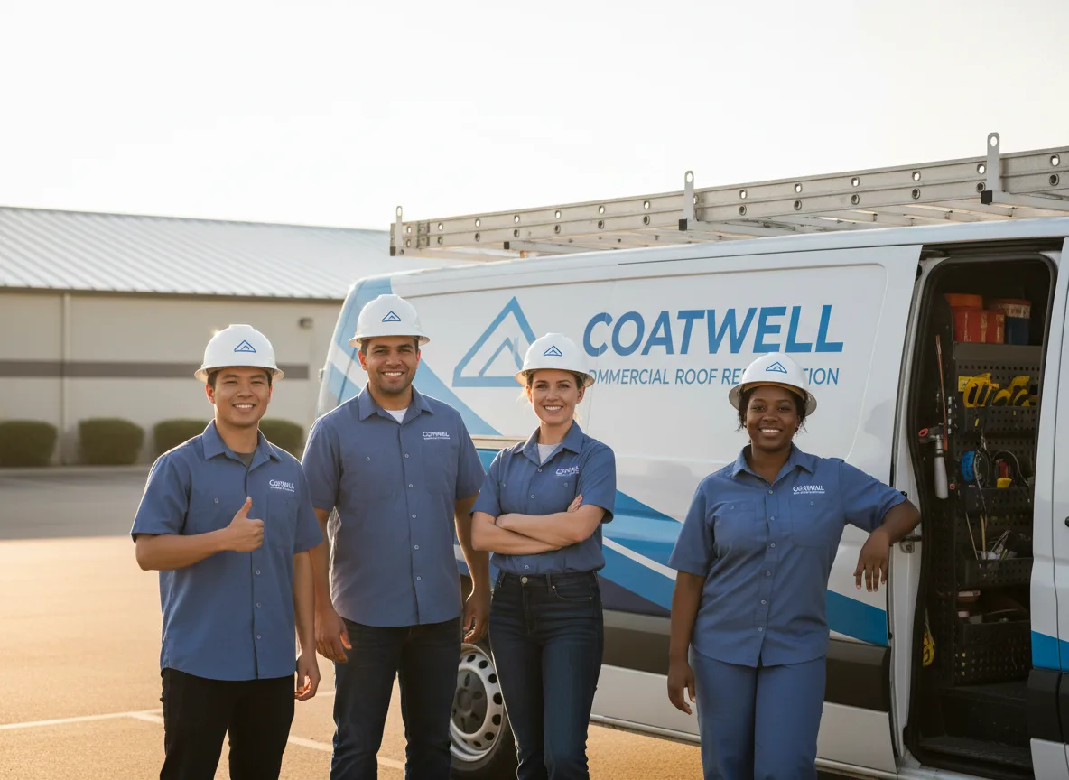 Commercial roof coating company in Gypsum, KS